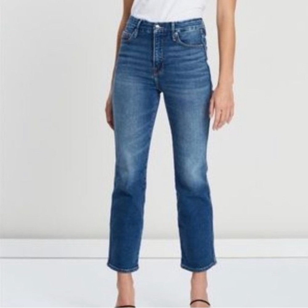 Good American Good Curve Straight Blue Jeans Size 16